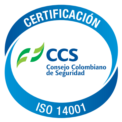 ISO 14001 certification badge