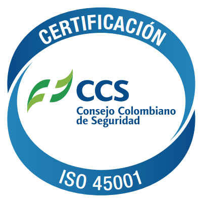 ISO 45001 certification badge